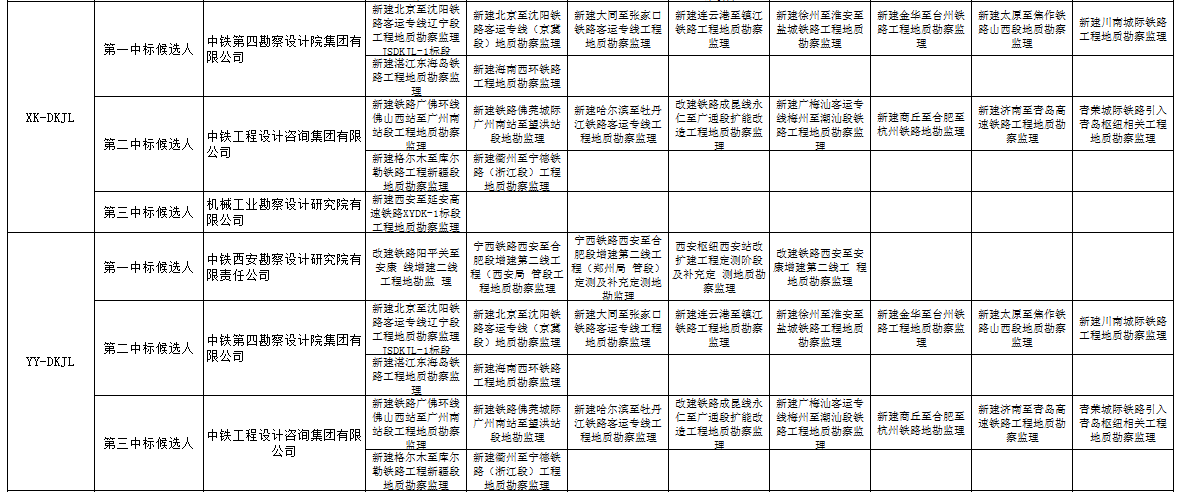 中标候选人在投标文件中填报的项目业绩2